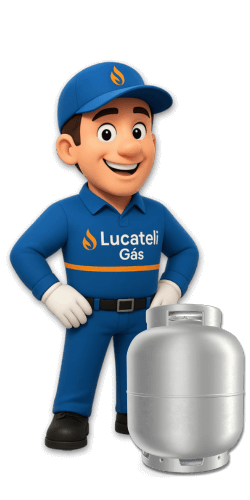 Mascote Lucateli Gás de Cozinha