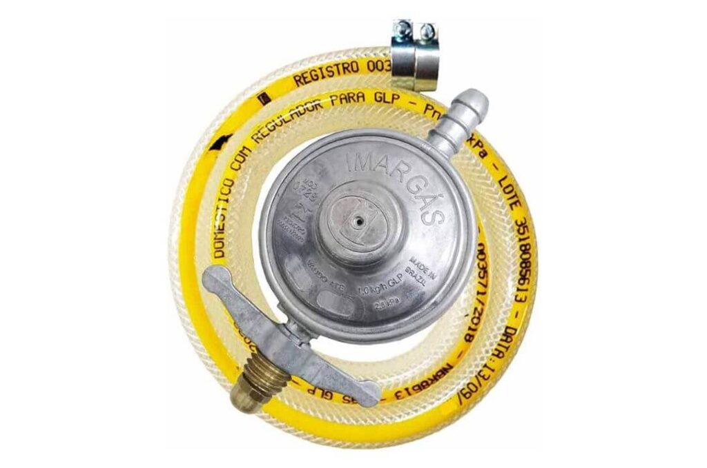 Regulador de Pressão e Mangueira de Gás - Lucateli Gás